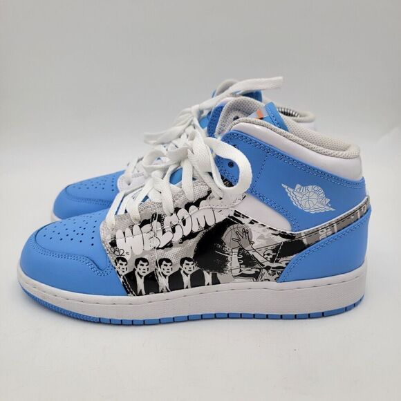 Nike Air Jordan 1‎ University Blue Sneakers DR6492-100 Sz 6.5Y Women's Shoe Sz 8
